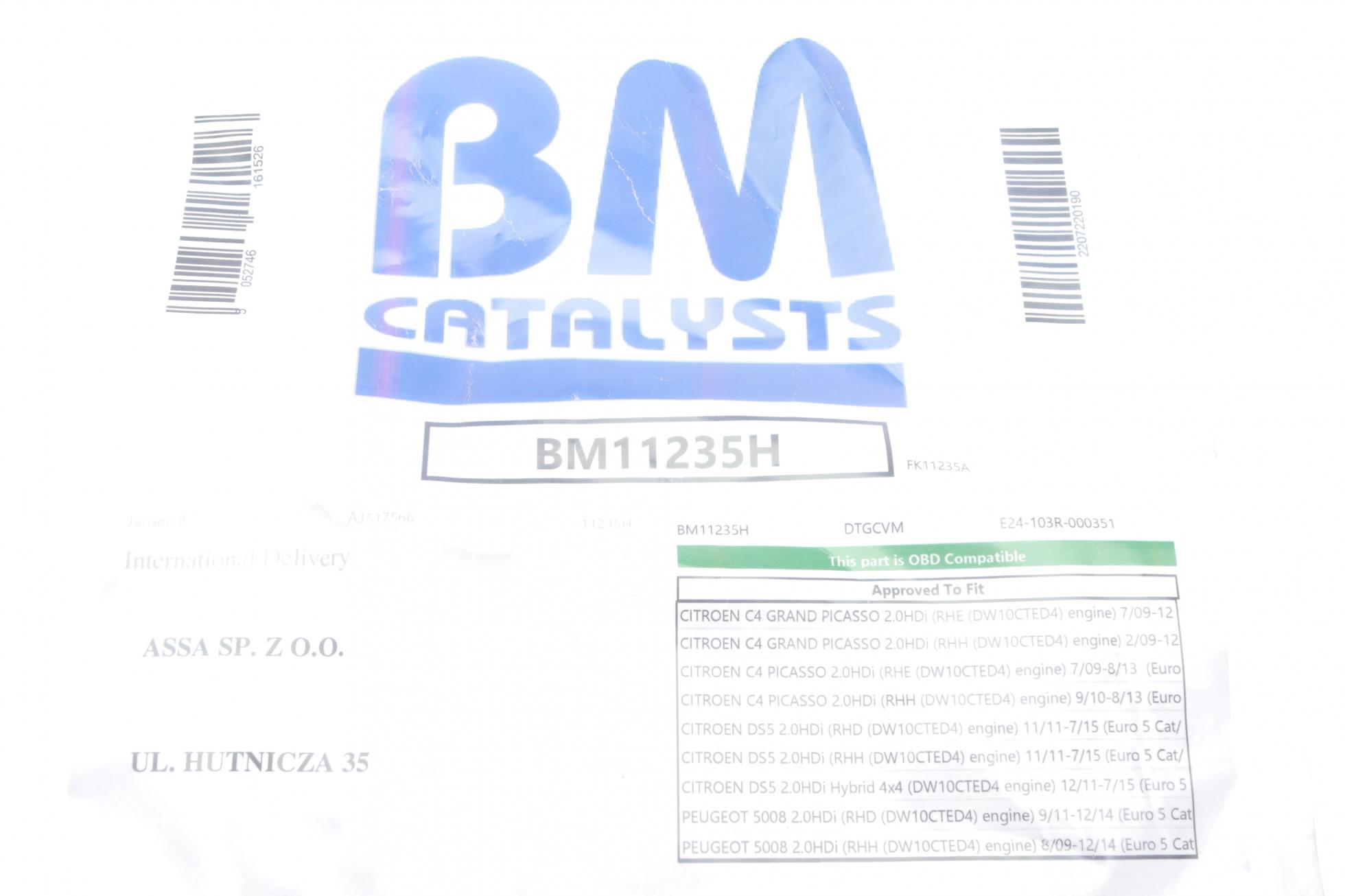 BM11235H BM CATALYSTS
